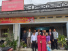 Lãnh đạo Đảng ủy, HĐND, UBND, UBMTTQVN xã và CB, CC xã thăm, chúc Tết các đơn vị trên địa bàn xã